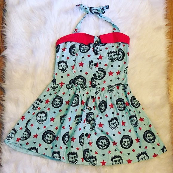 Sourpuss Dresses & Skirts - Sourpuss Thrill O Rama Halter Dress